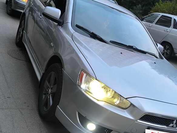 2007 Mitsubishi Lancer X, серебристый
