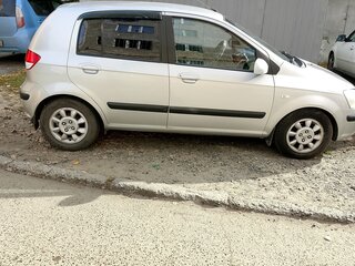 2004 Hyundai Getz I, серебристый, 410000 рублей, вид 2