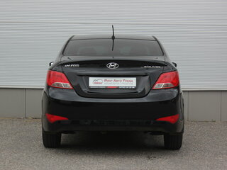 2014 Hyundai Solaris I Рестайлинг, чёрный, 807000 рублей, вид 4