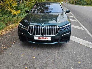 2019 BMW 7 серии 750d xDrive VI (G11/G12) Рестайлинг, зелёный, 7500000 рублей, вид 2