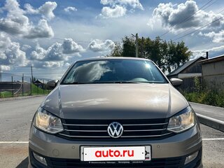 2019 Volkswagen Polo V Рестайлинг, коричневый, 1090000 рублей, вид 2
