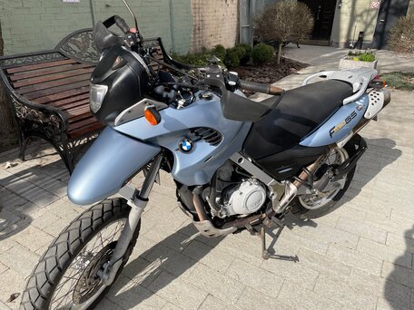 2001 BMW F 650 GS, синий, 310000 рублей, вид 3