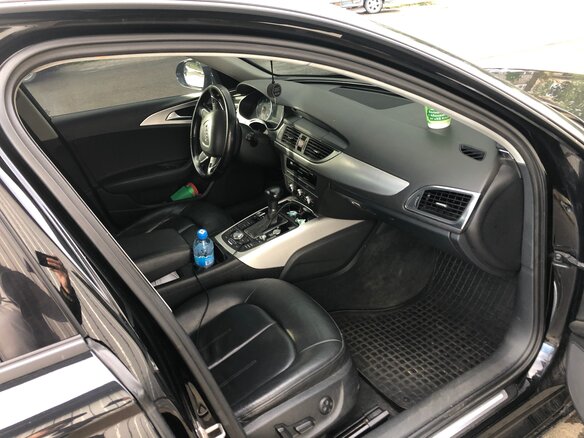 2011 Audi A6 IV (C7), чёрный - вид 2