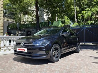 2018 Volkswagen Polo VI (EU Market), чёрный, 1230000 рублей, вид 1