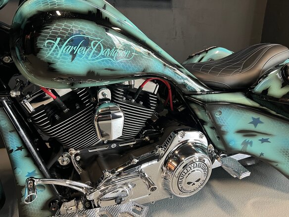 2014 Harley-Davidson Road Glide, голубой, 3150000 рублей - вид 12