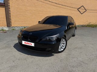 2007 BMW 5 серии 520i V (E60/E61) Рестайлинг, чёрный, 1150000 рублей, вид 1