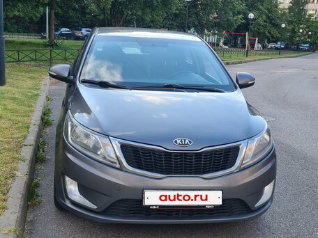 2013 Kia Rio 4-speed III, серый, 980000 рублей, вид 2