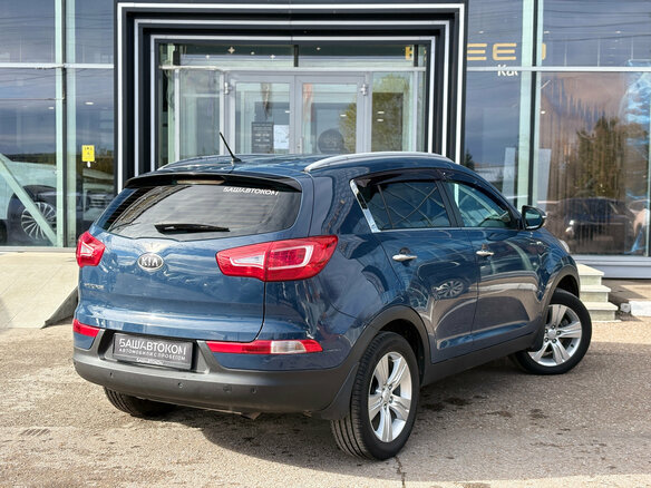 2012 Kia Sportage III, синий - вид 4