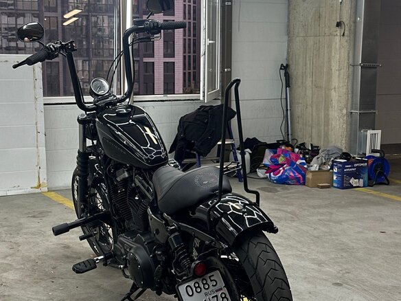 2009 Harley-Davidson Sportster 1200, чёрный, 1000000 рублей - вид 7