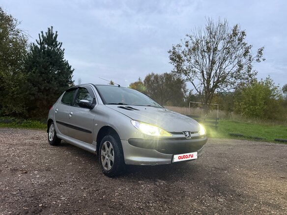 2003 Peugeot 206, серый, 180000 рублей - вид 1