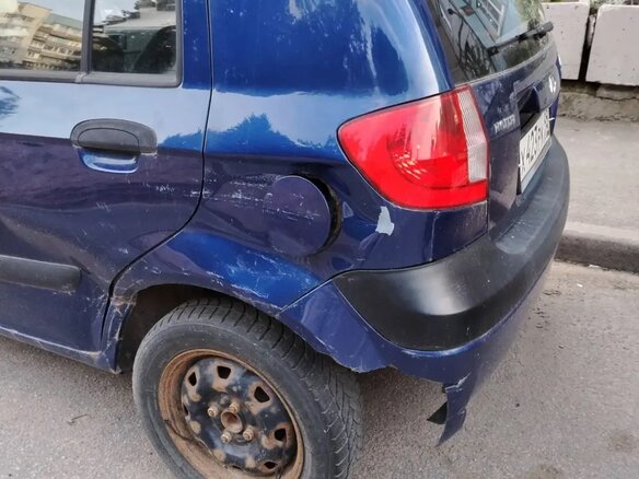 2008 Hyundai Getz I Рестайлинг, синий, 300000 рублей - вид 3