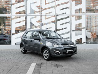 2014 Lada (ВАЗ) Kalina II, серый, 398000 рублей, вид 1