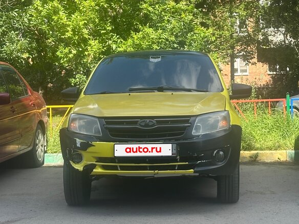 2017 Lada (ВАЗ) Granta I, жёлтый, 290000 рублей - вид 2