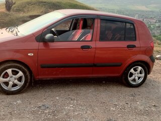2007 Hyundai Getz I Рестайлинг, красный, 330000 рублей, вид 4