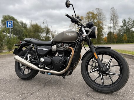 2019 Triumph Street Twin, коричневый, 747000 рублей, вид 1