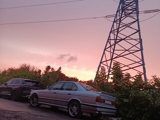 1992 BMW 5 серии 520i III (E34), серебристый, 350000 рублей, вид 5