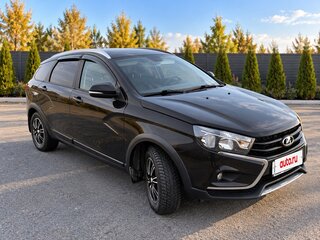 2018 Lada (ВАЗ) Vesta SW Cross I, чёрный, 990000 рублей, вид 2