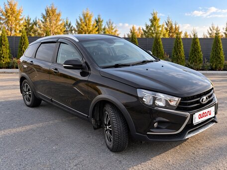 2018 Lada (ВАЗ) Vesta SW Cross I, чёрный, 990000 рублей, вид 2