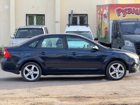 2007 Ford Focus II Рестайлинг, синий, 165000 рублей, вид 4