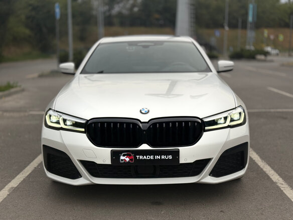 2021 BMW 5 серии 530i VII (G30/G31/G38) Рестайлинг, белый, 4950000 рублей - вид 1