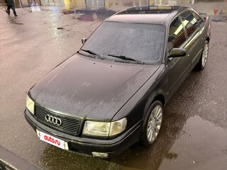 1992 Audi 100 IV (C4), чёрный, 390000 рублей, вид 4