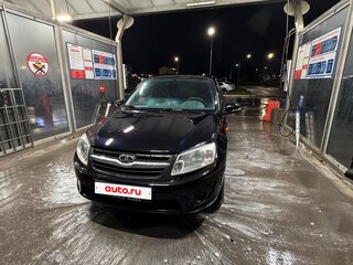2014 Lada (ВАЗ) Granta I, чёрный, 270000 рублей, вид 2