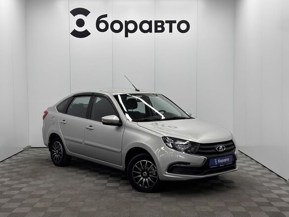 2021 Lada (ВАЗ) Granta I Рестайлинг, серый, 865000 рублей - вид 1