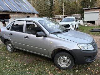 2013 Lada (ВАЗ) Granta I, серебристый, 480000 рублей, вид 4