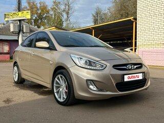 2014 Hyundai Solaris I, бежевый, 699900 рублей, вид 2