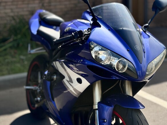 2004 Yamaha YZF-R1, синий, 530000 рублей - вид 8