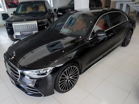 2021 Mercedes-Benz S-Класс 350 d Long 4MATIC VII (W223), чёрный, 9000000 рублей, вид 3