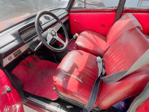 1977 Lada (ВАЗ) 21011, красный, 180000 рублей - вид 4