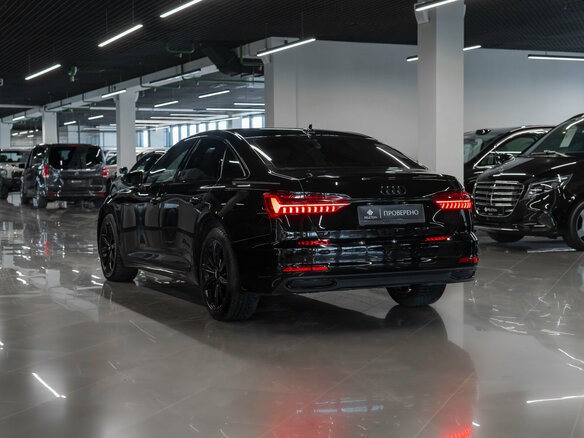 2021 Audi A6 40 TDI V (C8), чёрный - вид 4