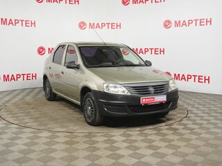 2013 Renault Logan I Рестайлинг, бежевый, 350000 рублей, вид 3