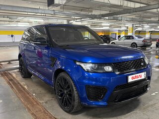 2017 Land Rover Range Rover Sport SVR II, синий, 5600000 рублей, вид 4