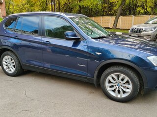2013 BMW X3 20i xDrive II (F25), синий, 2100000 рублей, вид 3