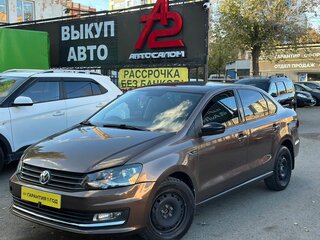 2019 Volkswagen Polo V Рестайлинг, коричневый, 1349000 рублей, вид 1