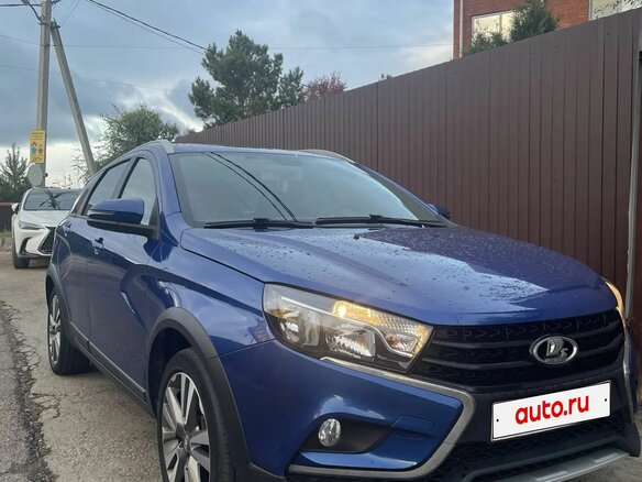 2021 Lada (ВАЗ) Vesta SW Cross I, синий, 1350000 рублей - вид 1