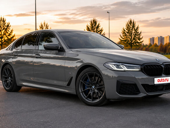 2021 BMW 5 серии 523d VII (G30/G31/G38) Рестайлинг, серый, 5670000 рублей - вид 2