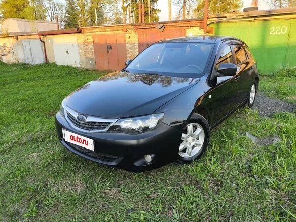 2008 Subaru Impreza III, чёрный