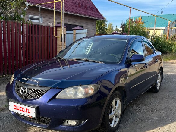 2006 Mazda 3 I (BK) Рестайлинг, синий, 350000 рублей