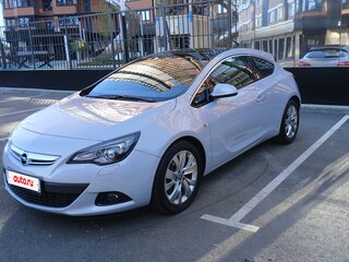 2012 Opel Astra GTC J Рестайлинг, белый, 1190000 рублей, вид 2