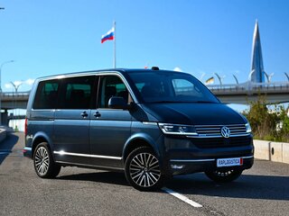 2020 Volkswagen Caravelle T6 Рестайлинг, синий, 4150000 рублей, вид 3