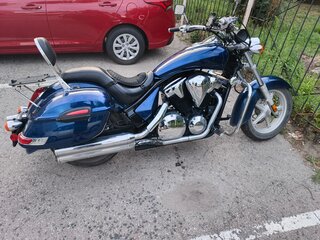 2014 Honda VT 1300CR Stateline, синий, 690000 рублей, вид 2