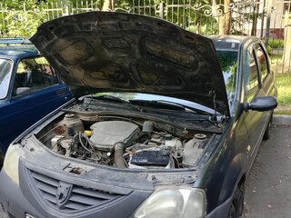 2007 Renault Logan I, серый, 315000 рублей, вид 1