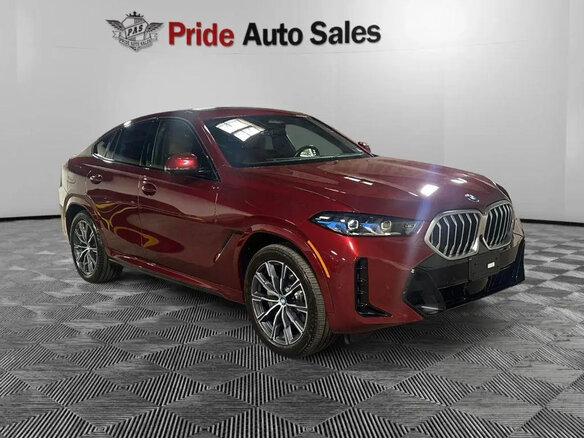 2024 BMW X6 40i III (G06) Рестайлинг, красный, 11267740 рублей - вид 2