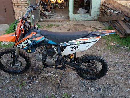 2017 YCF Bigy 125MX, оранжевый, 75000 рублей, вид 4