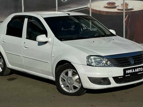 2013 Renault Logan I Рестайлинг, белый, 480000 рублей, вид 1