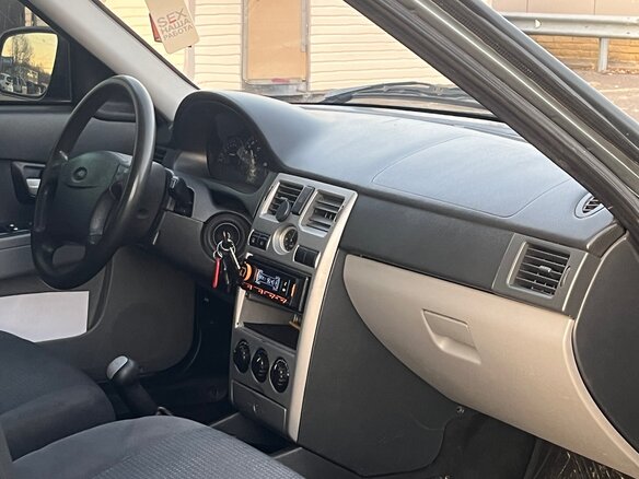 2008 Lada (ВАЗ) Priora I, зелёный, 269999 рублей - вид 12