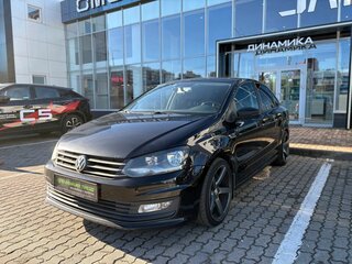 2016 Volkswagen Polo V Рестайлинг, чёрный, 1085000 рублей, вид 1